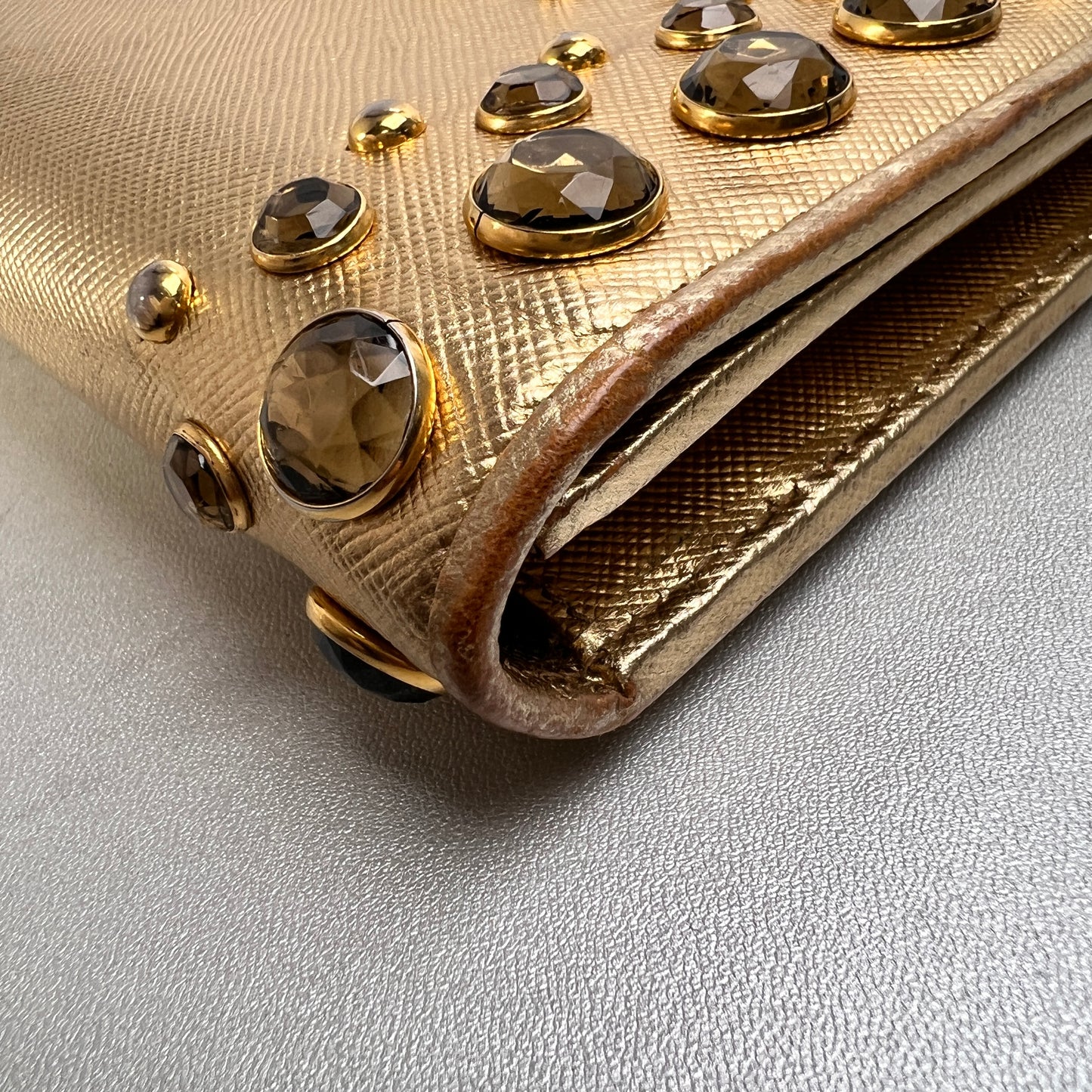 Prada Gold Wallets A-15005