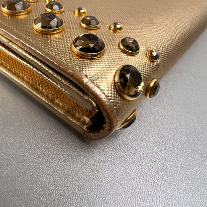 Prada Gold Wallets A-15005