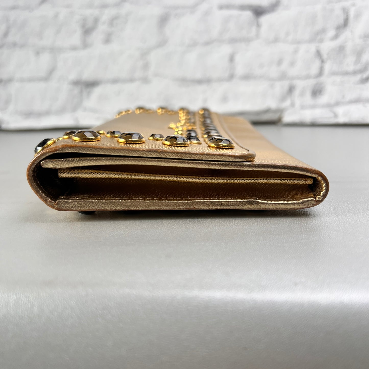 Prada Gold Wallets A-15005
