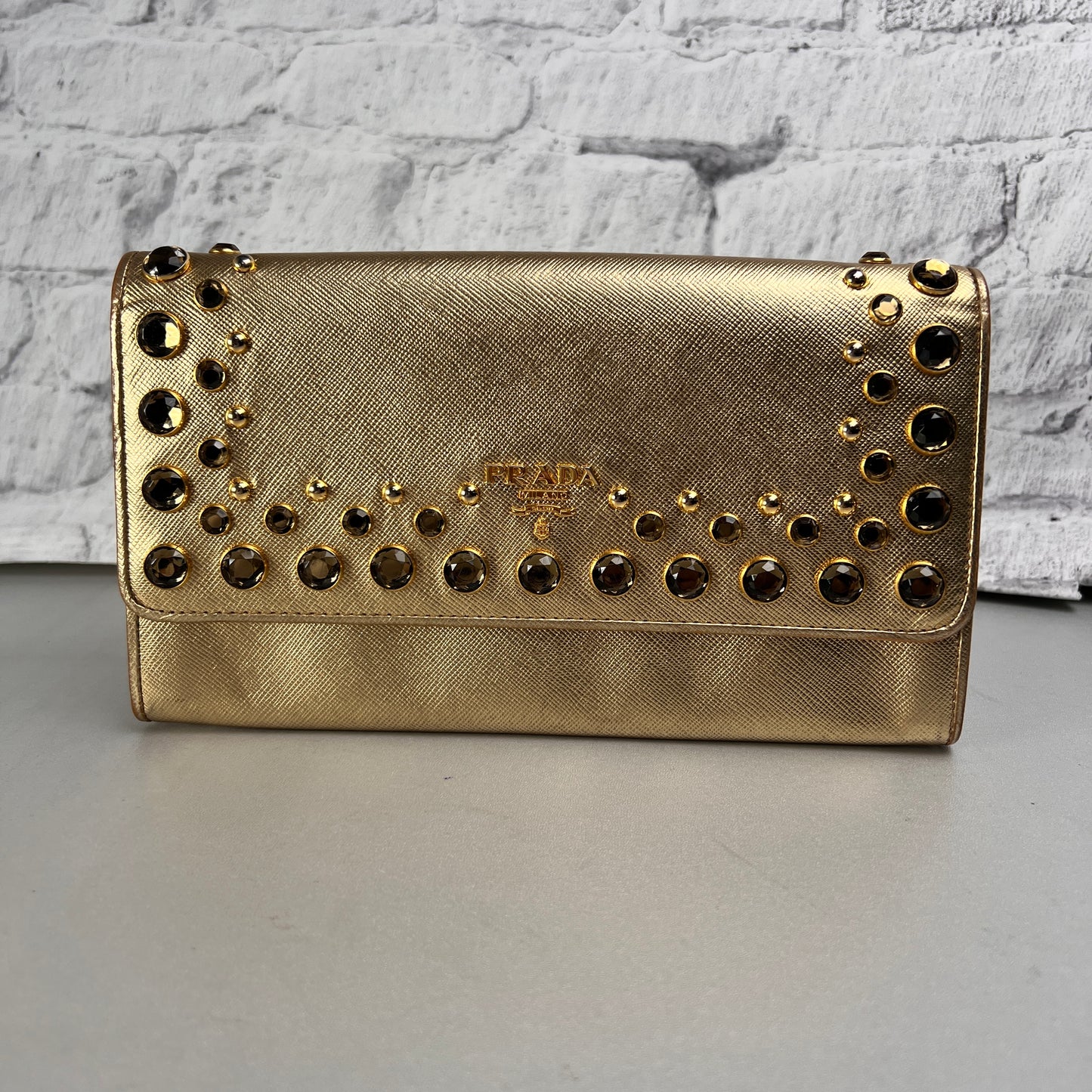 Prada Gold Wallets A-15005