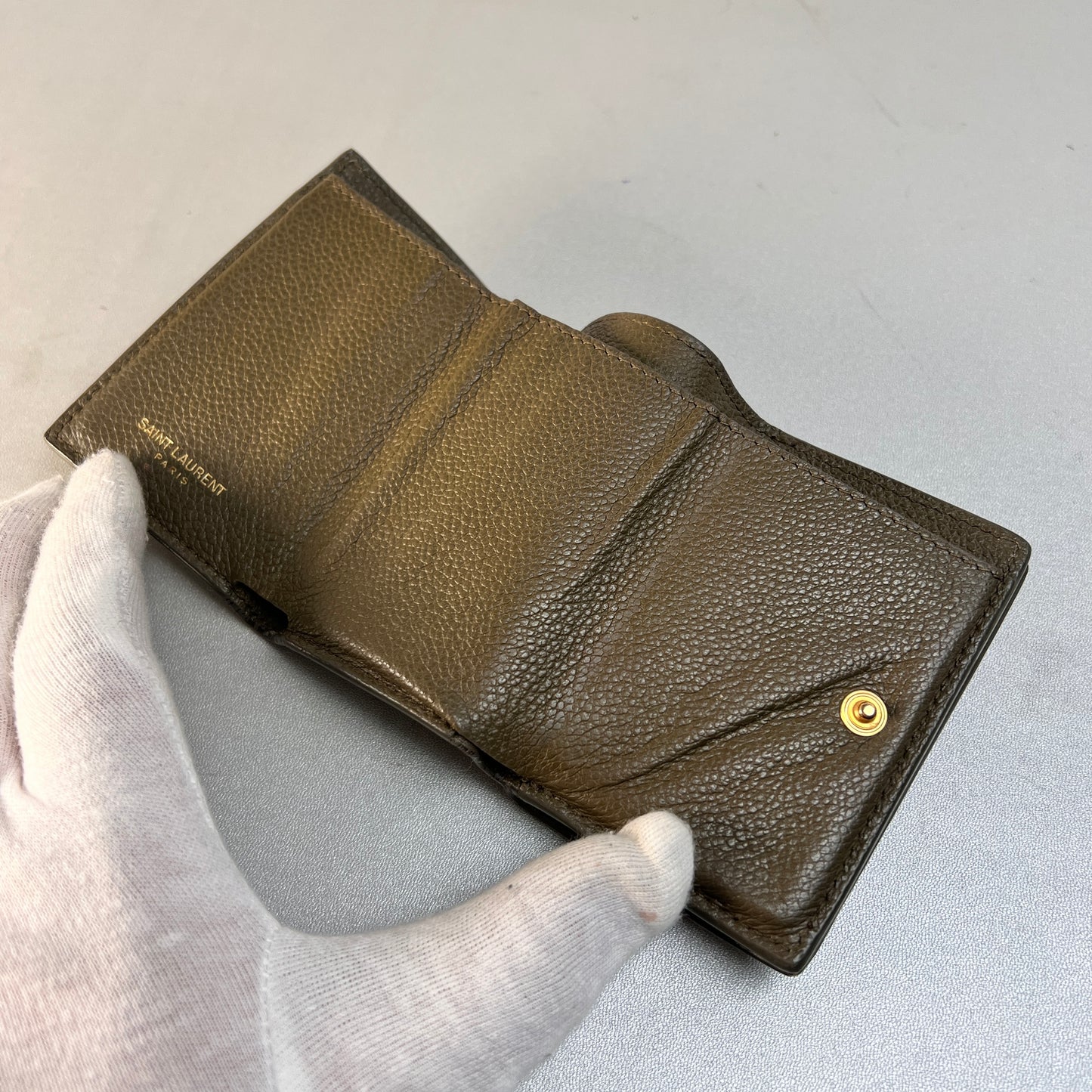 Saint Laurent Green Wallets A-15006