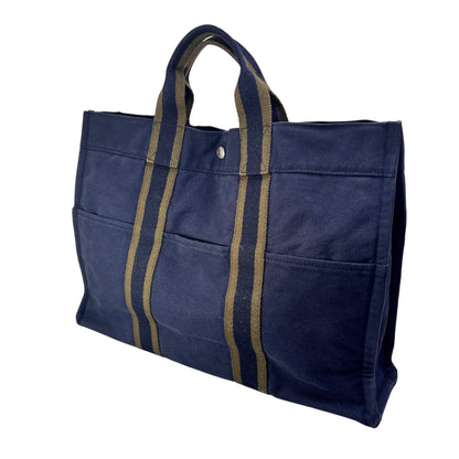 Hermes Blue Tote Bags A-15037