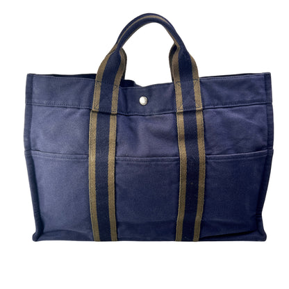 Hermes Blue Tote Bags A-15037