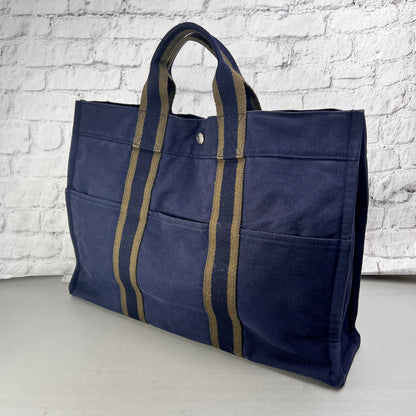Hermes Blue Tote Bags A-15037