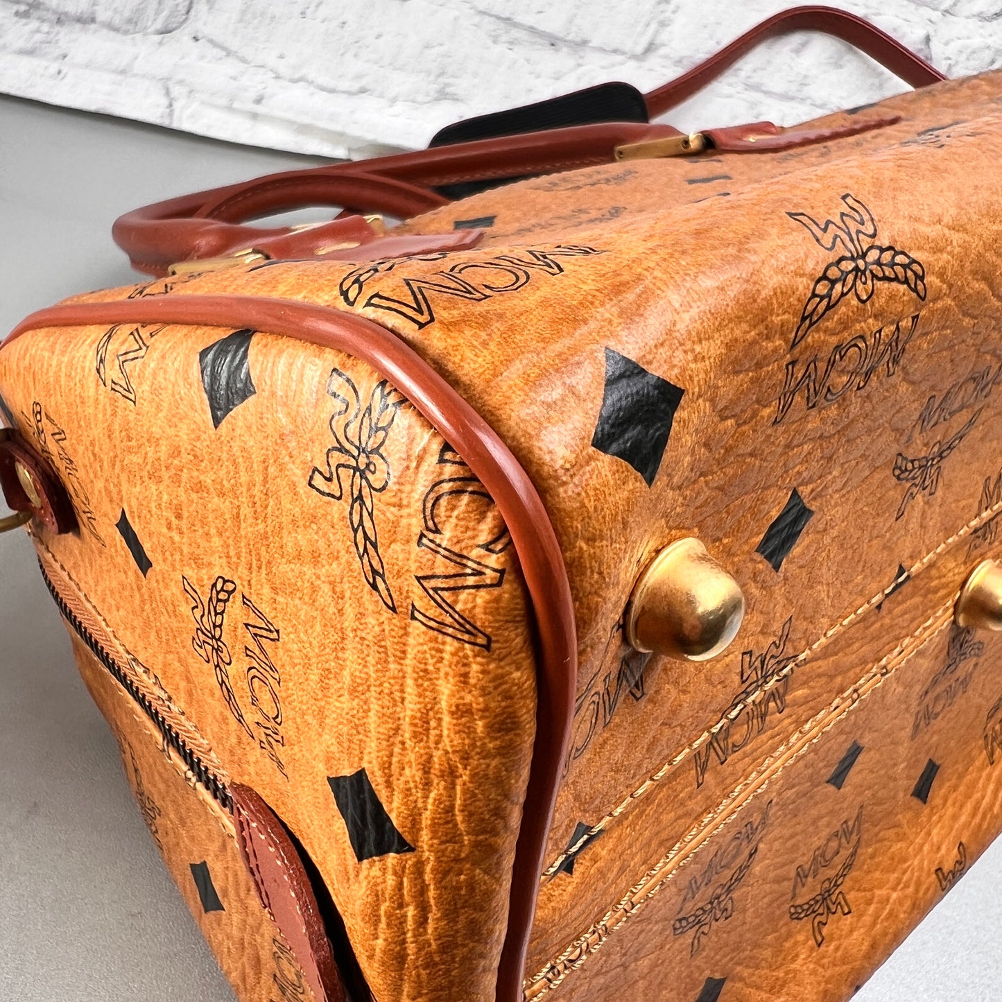 MCM Brown Handle Bags A-15046