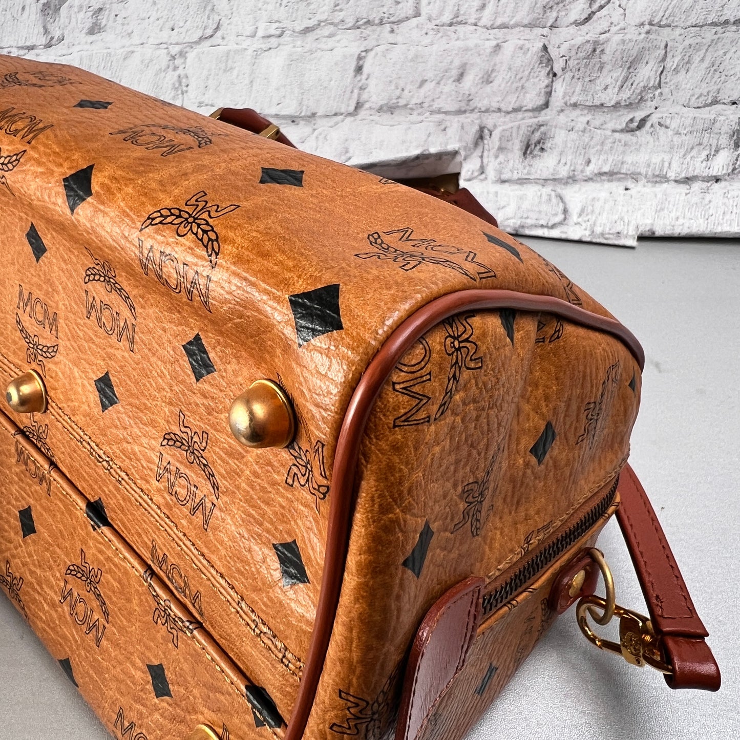 MCM Brown Handle Bags A-15046
