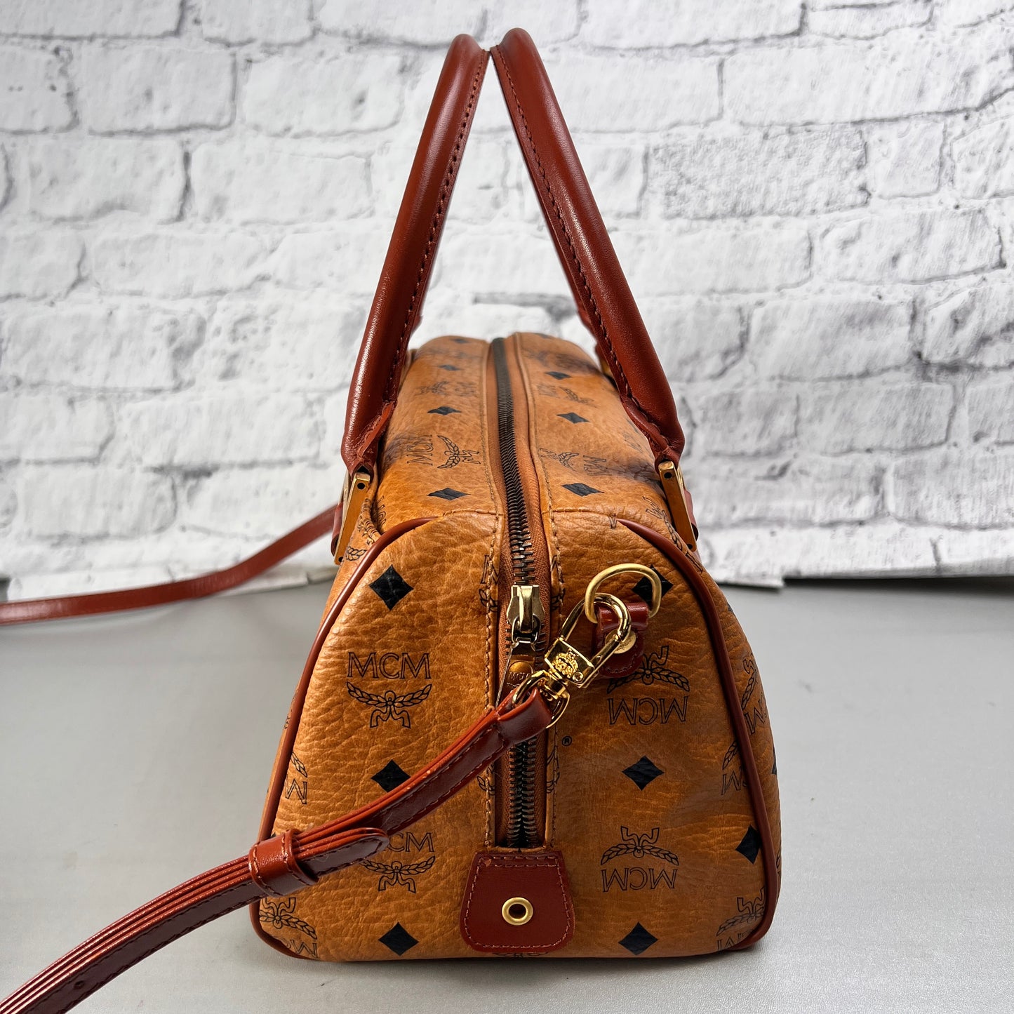 MCM Brown Handle Bags A-15046