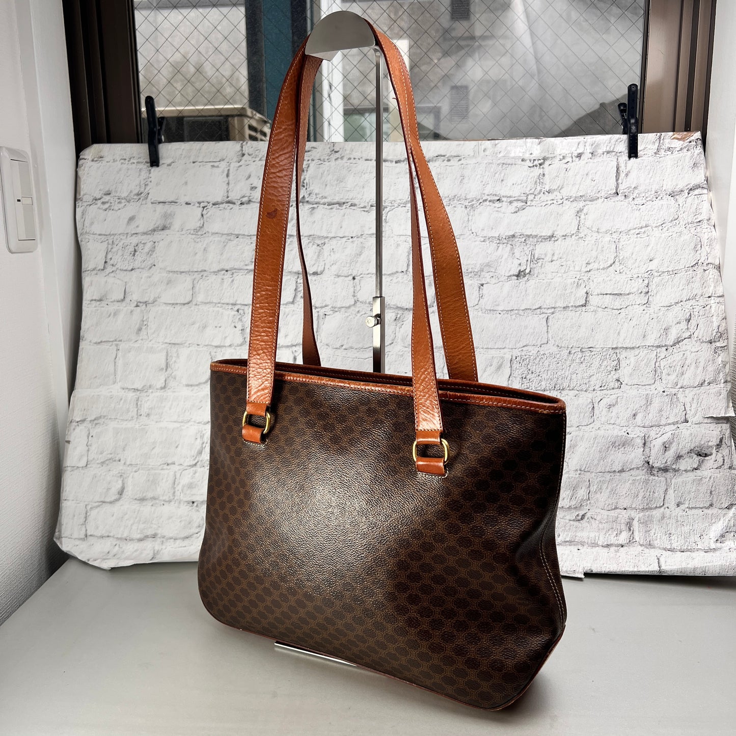 Celine Brown Tote Bags A-15064