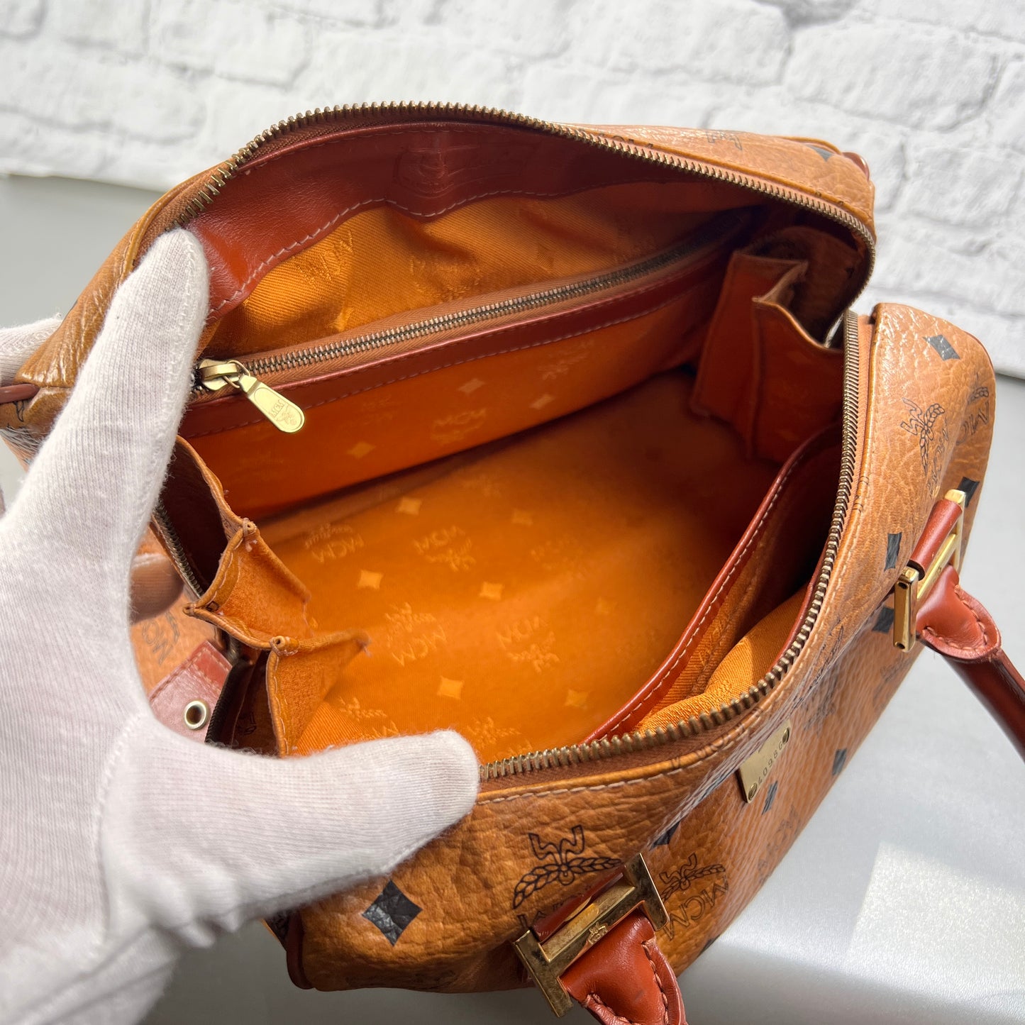 MCM Brown Travel Bags A-15065