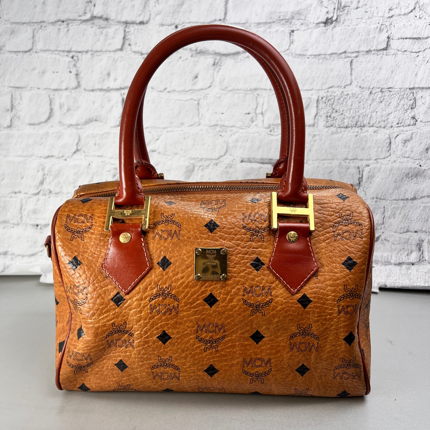 MCM Brown Travel Bags A-15065