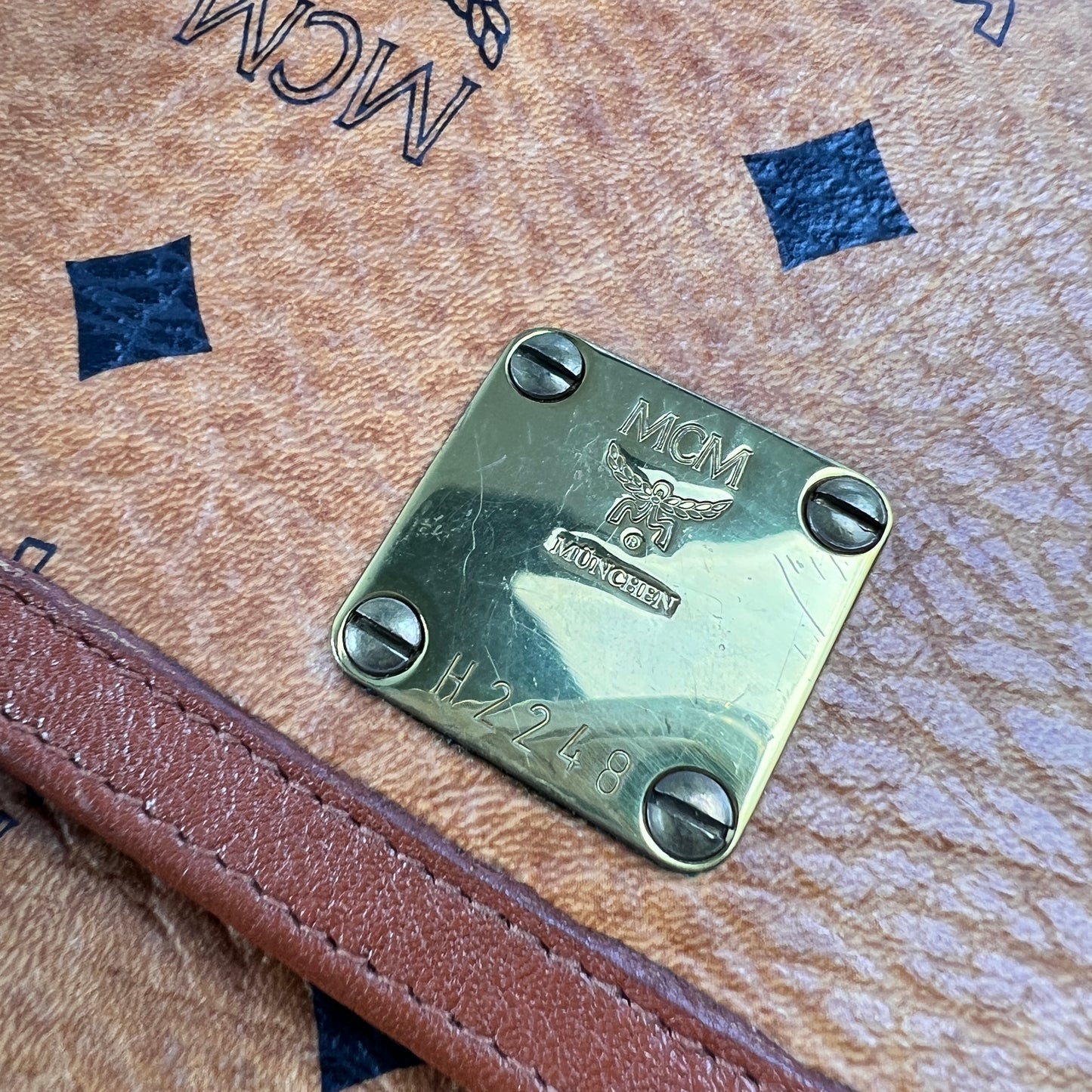 MCM Brown Shoulder Bags A-15066