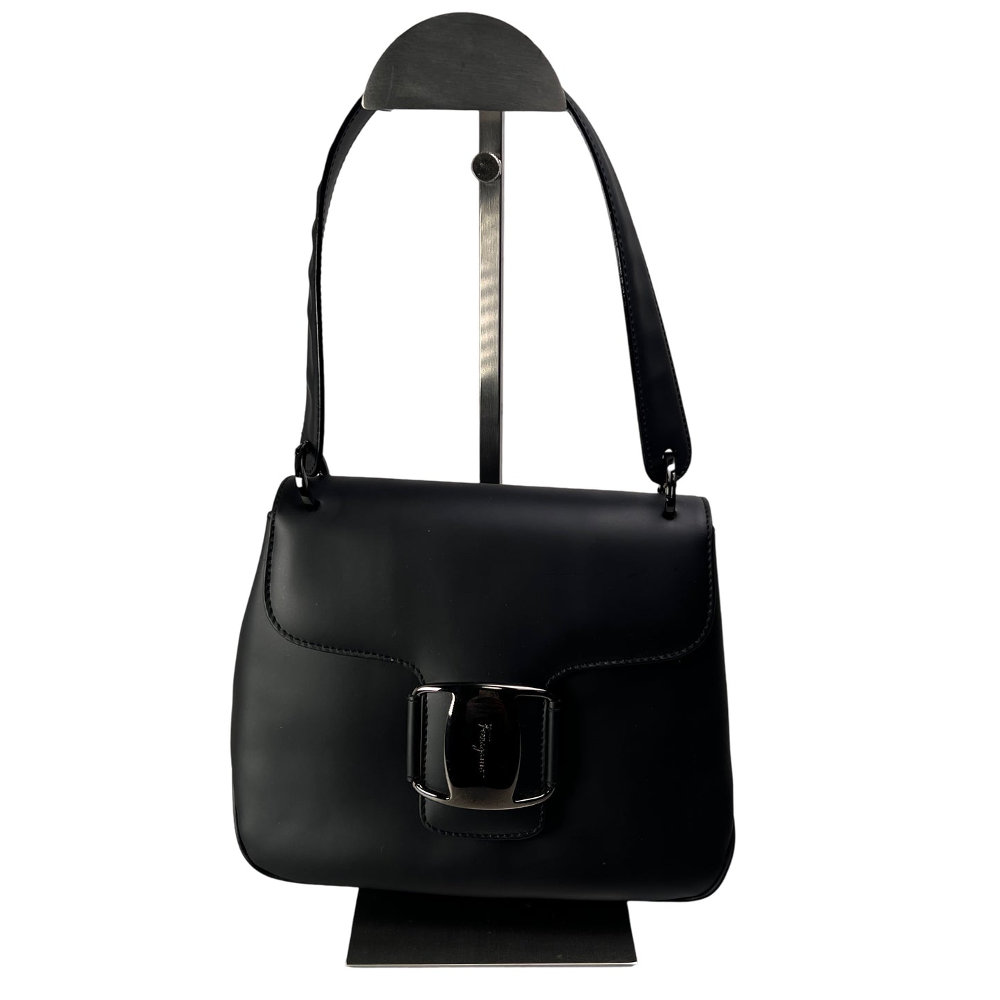 Ferragamo Black Shoulder Bags A-15074