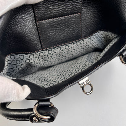 Ferragamo Black Handle Bags A-15079
