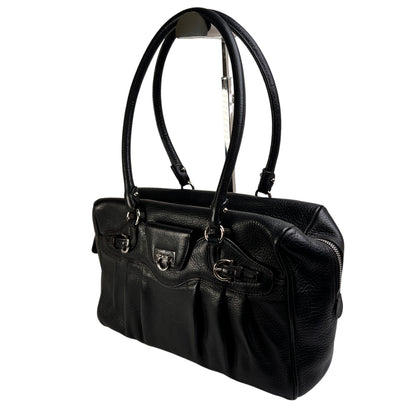 Ferragamo Black Handle Bags A-15079