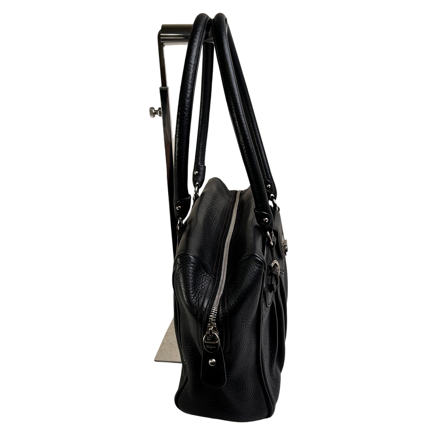Ferragamo Black Handle Bags A-15079