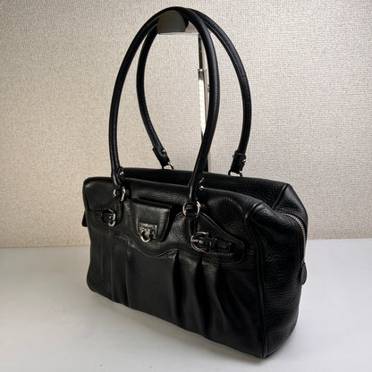Ferragamo Black Handle Bags A-15079