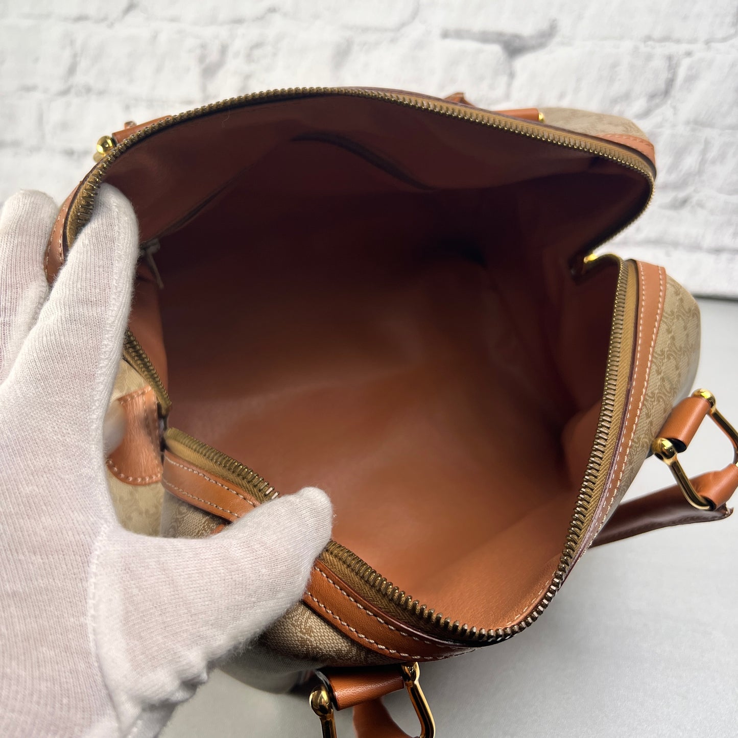 Celine Beige Handle Bags A-15080