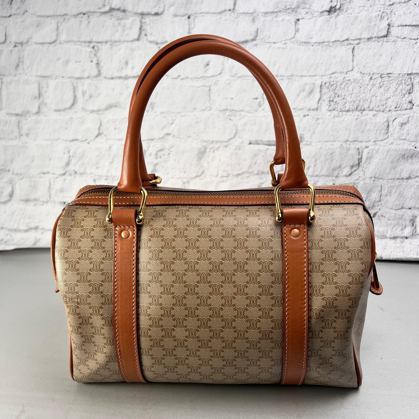 Celine Beige Handle Bags A-15080