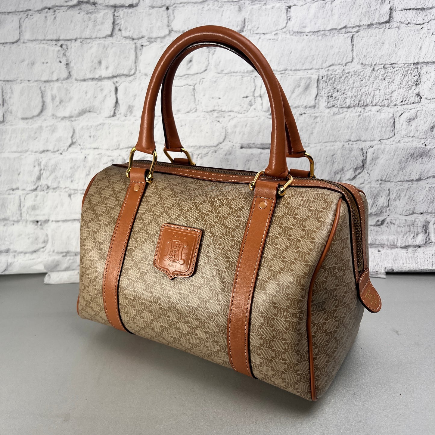 Celine Beige Handle Bags A-15080