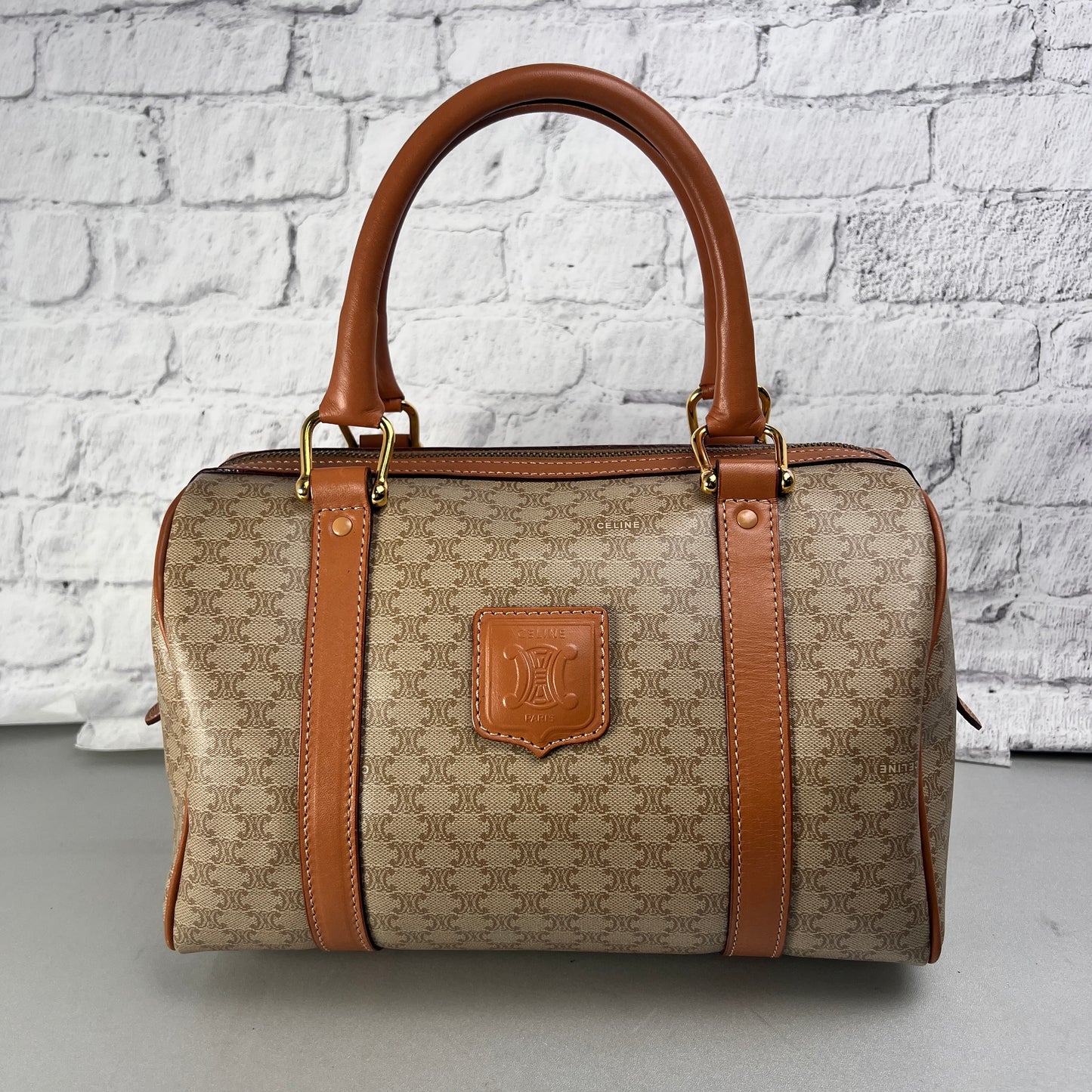 Celine Beige Handle Bags A-15080