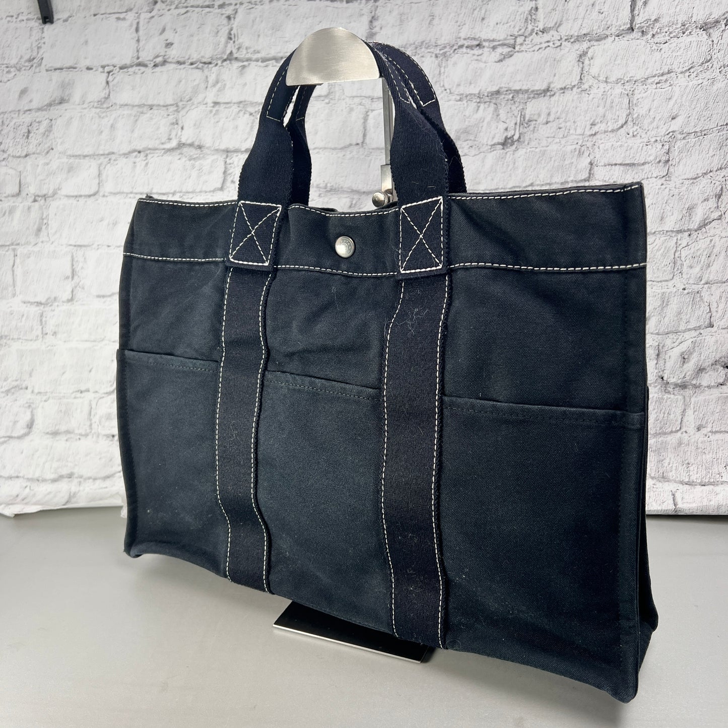 Hermes Black Tote Bags A-15082