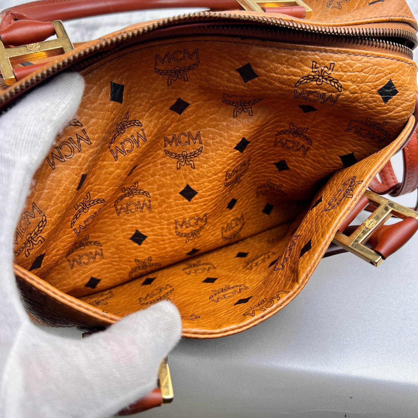 MCM Brown Shoulder Bags A-15084