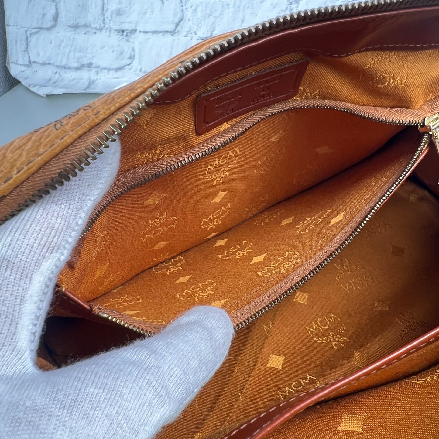 MCM Brown Shoulder Bags A-15084