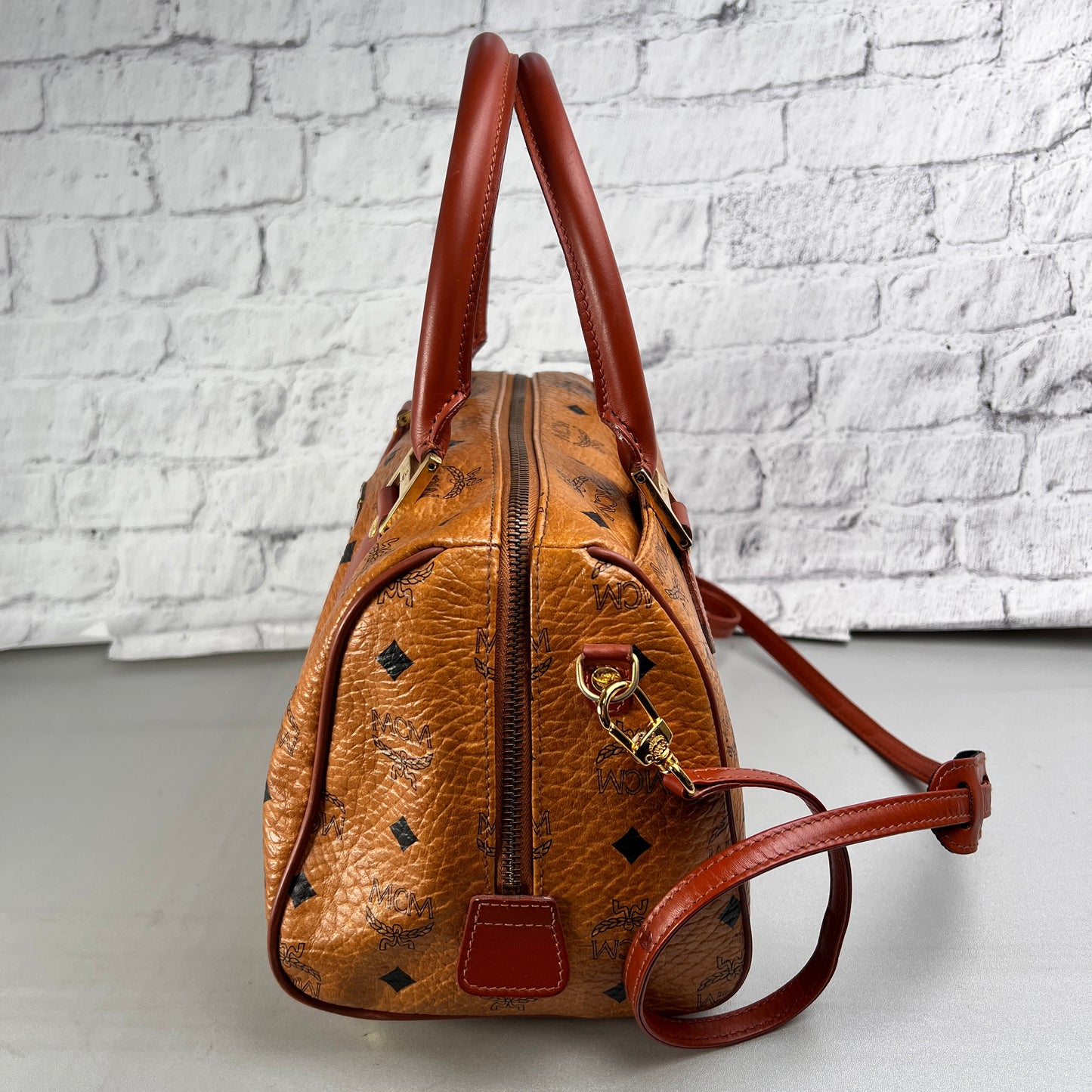 MCM Brown Shoulder Bags A-15084
