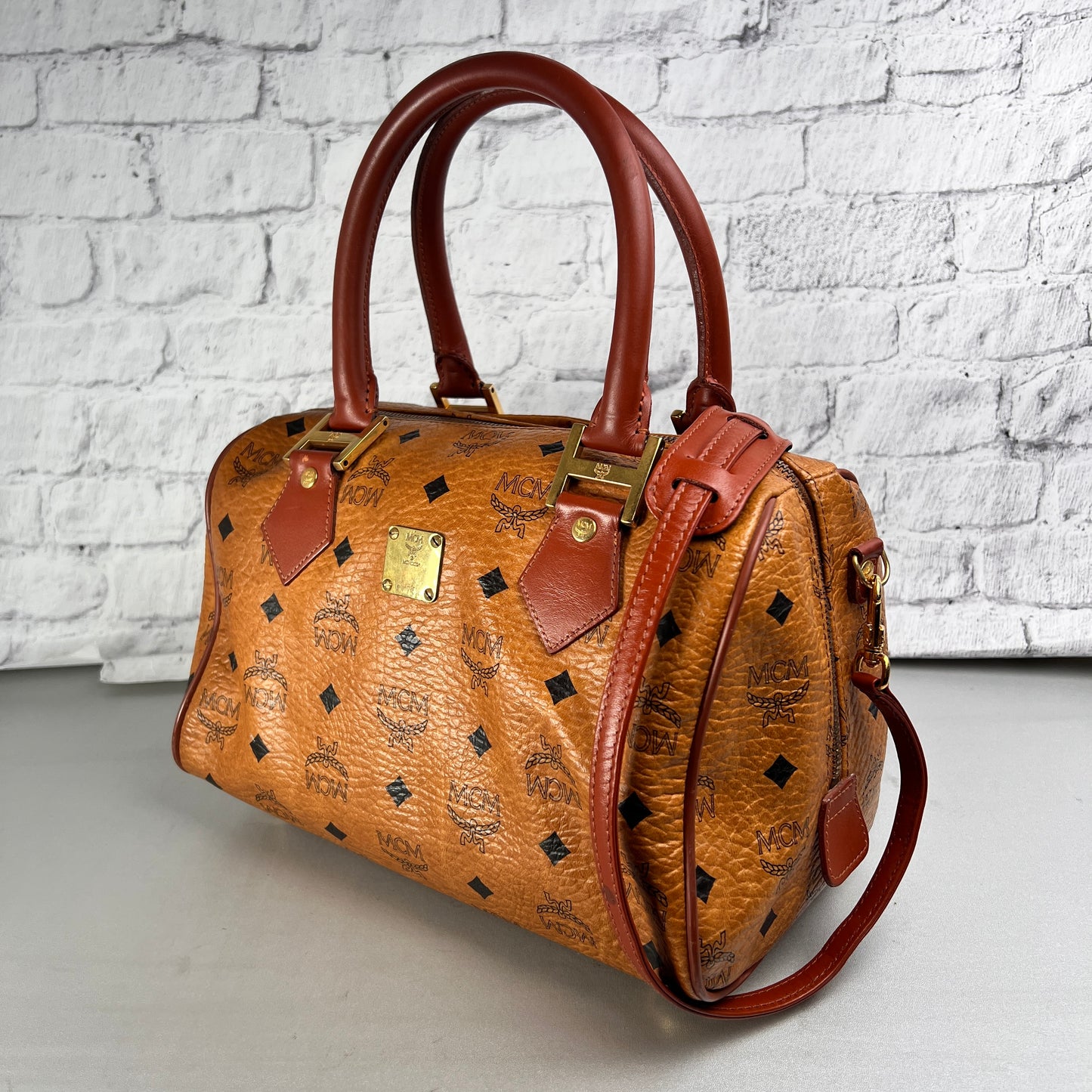 MCM Brown Shoulder Bags A-15084