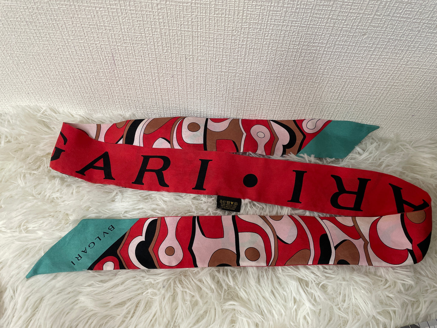 Bvlgari レッド系 Scarves A-15097
