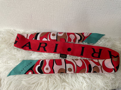 Bvlgari レッド系 Scarves A-15097
