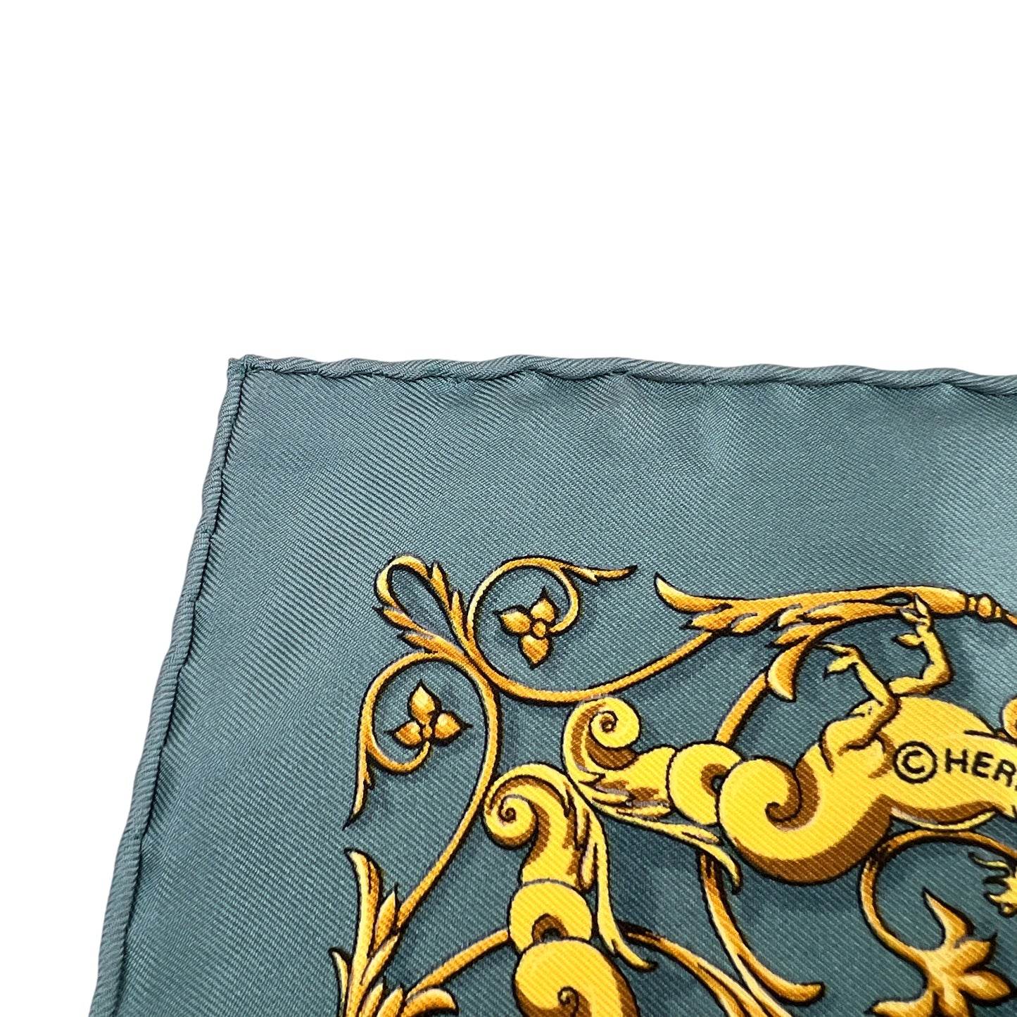 Hermes Blue Scarves A-15151
