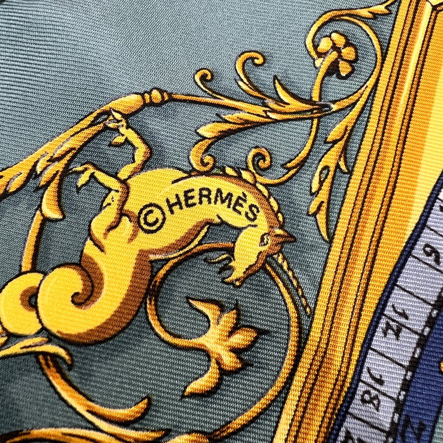 Hermes Blue Scarves A-15151