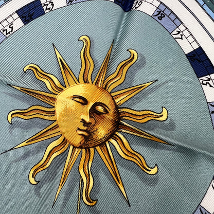 Hermes Blue Scarves A-15151