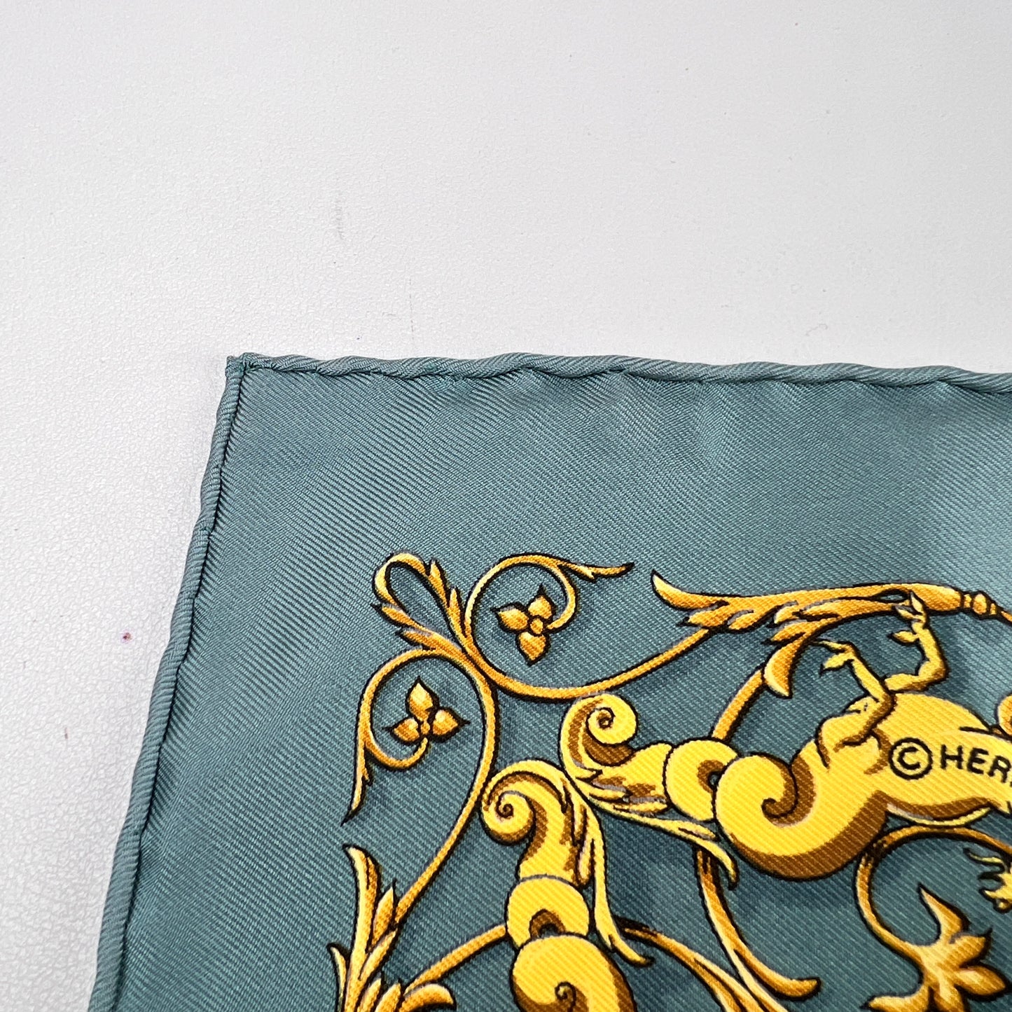 Hermes Blue Scarves A-15151