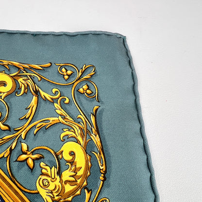Hermes Blue Scarves A-15151