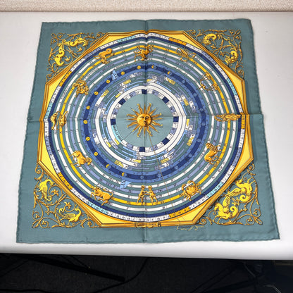 Hermes Blue Scarves A-15151
