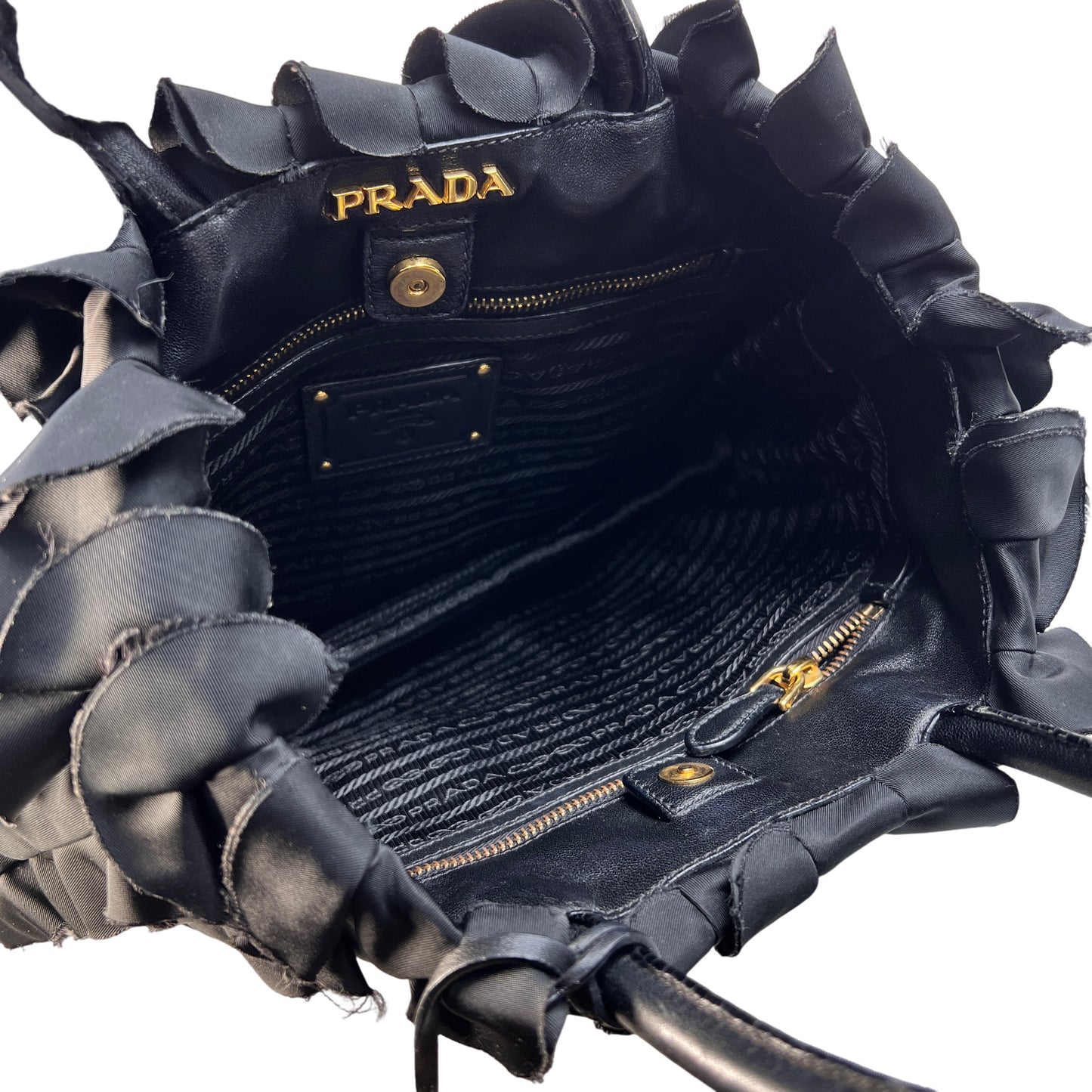 Prada Black Handle Bags A-15208