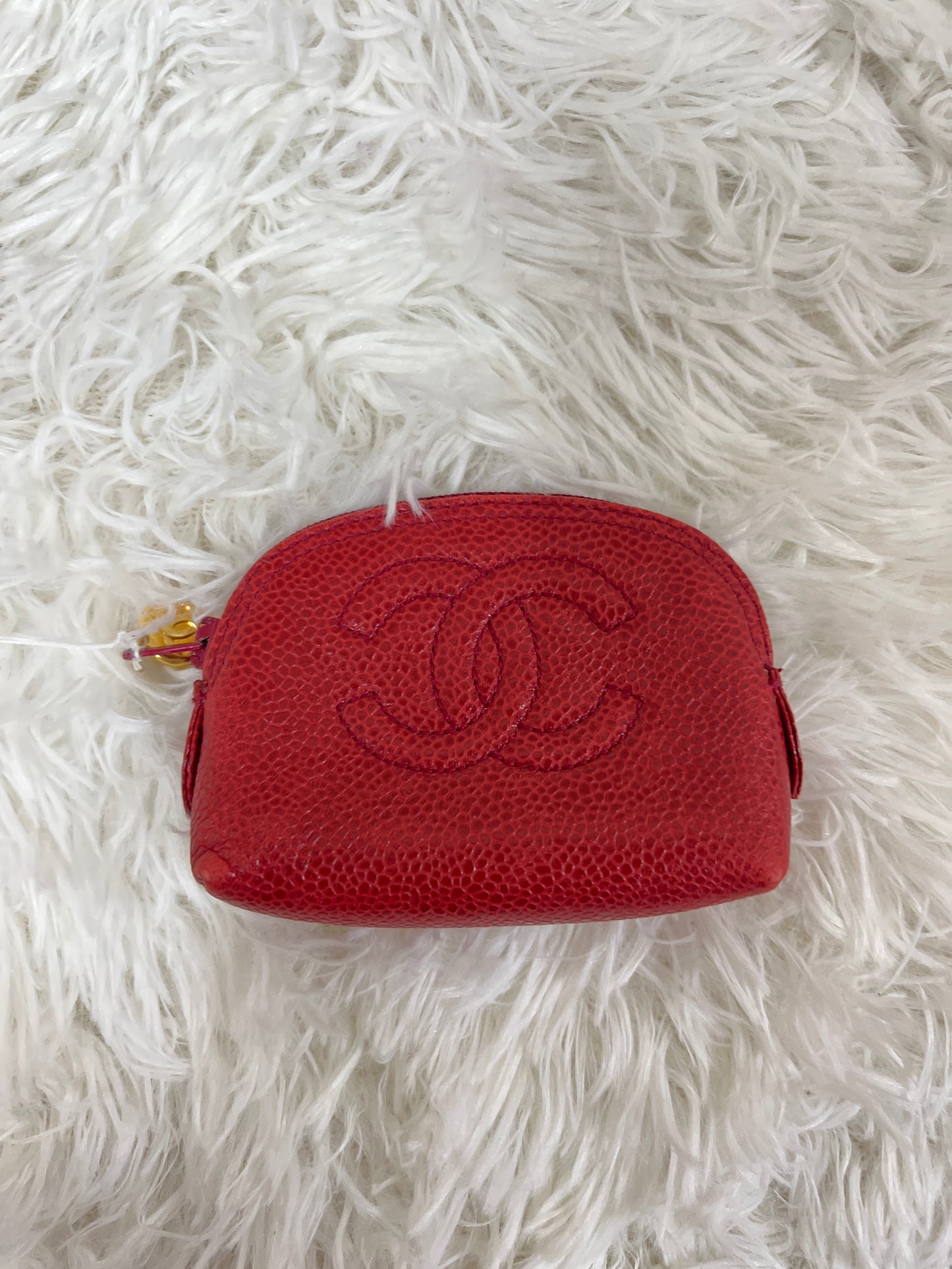 Chanel Red Pouches A-15249