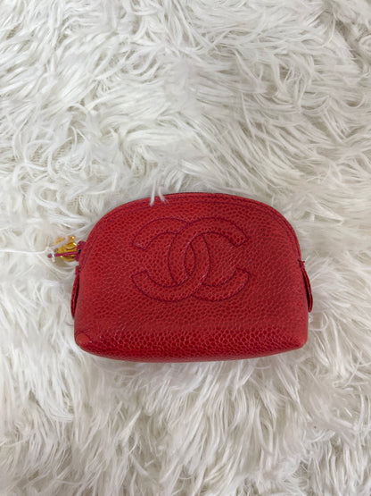 Chanel Red Pouches A-15249