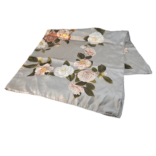 Chanel Gray Scarves A-15252