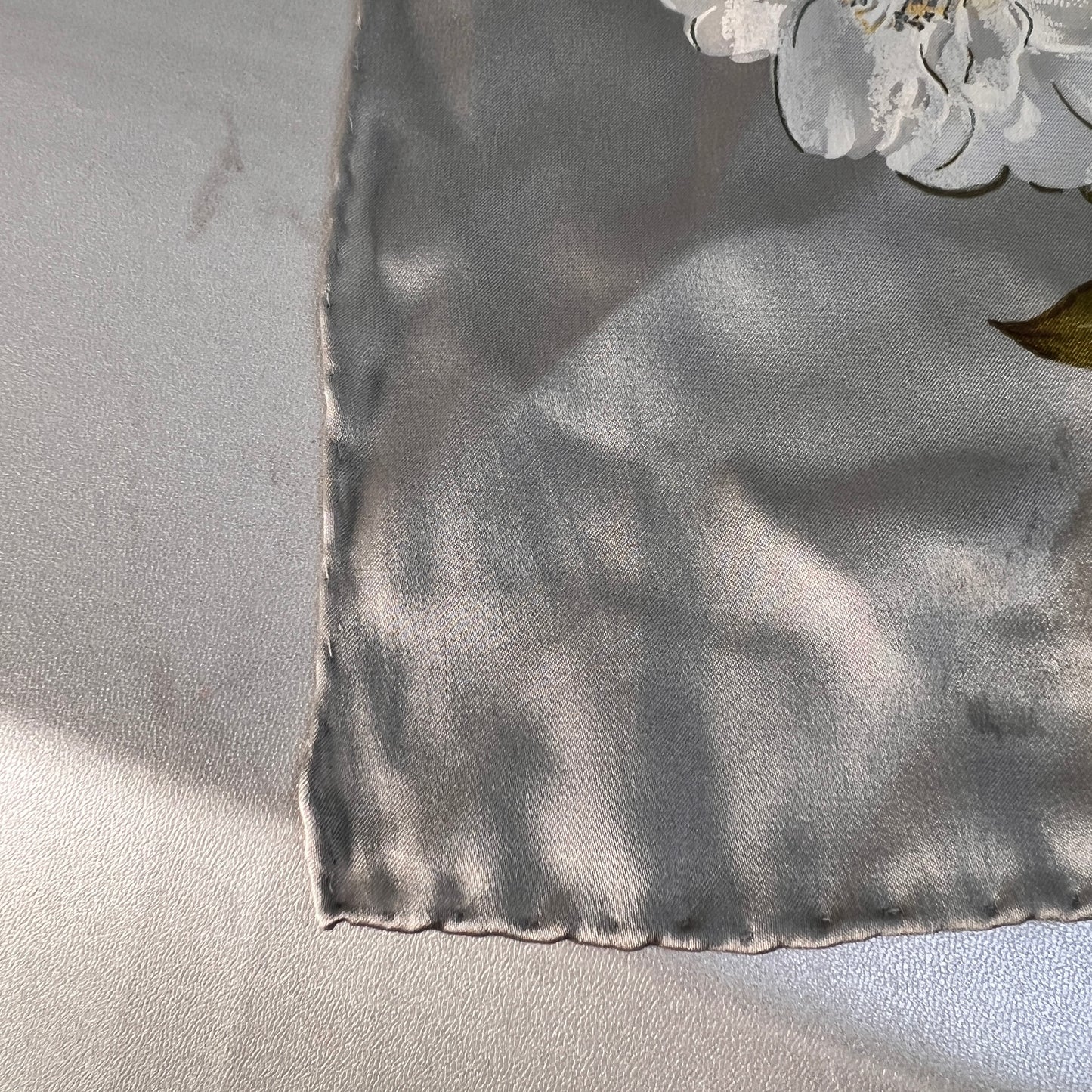 Chanel Gray Scarves A-15252