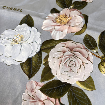Chanel Gray Scarves A-15252