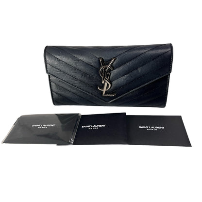 Saint Laurent Black Wallets A-15281