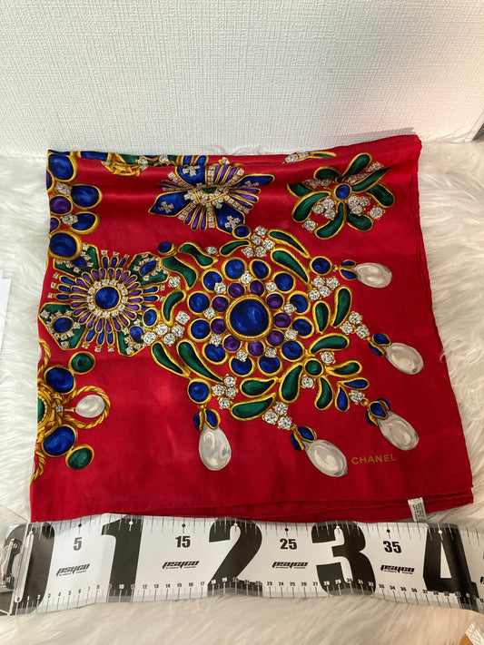Chanel レッド系 Scarves A-15293
