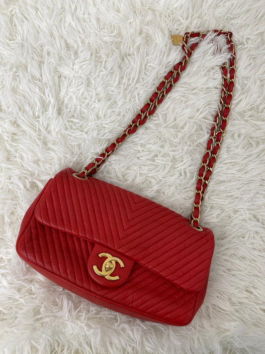 Chanel Red Handle Bags A-15306
