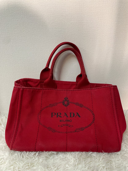Prada Red Tote Bags A-15312