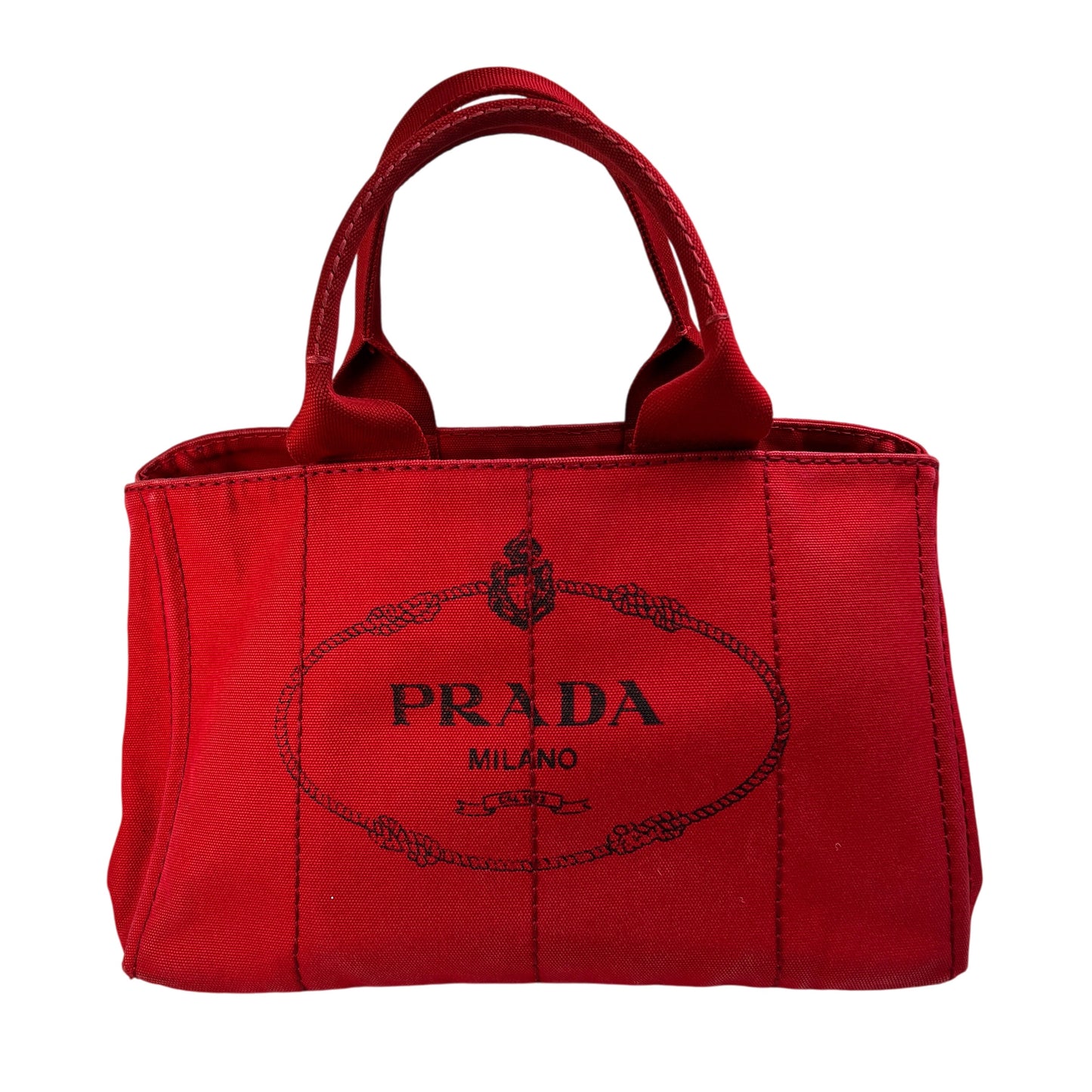 Prada Red Tote Bags A-15312