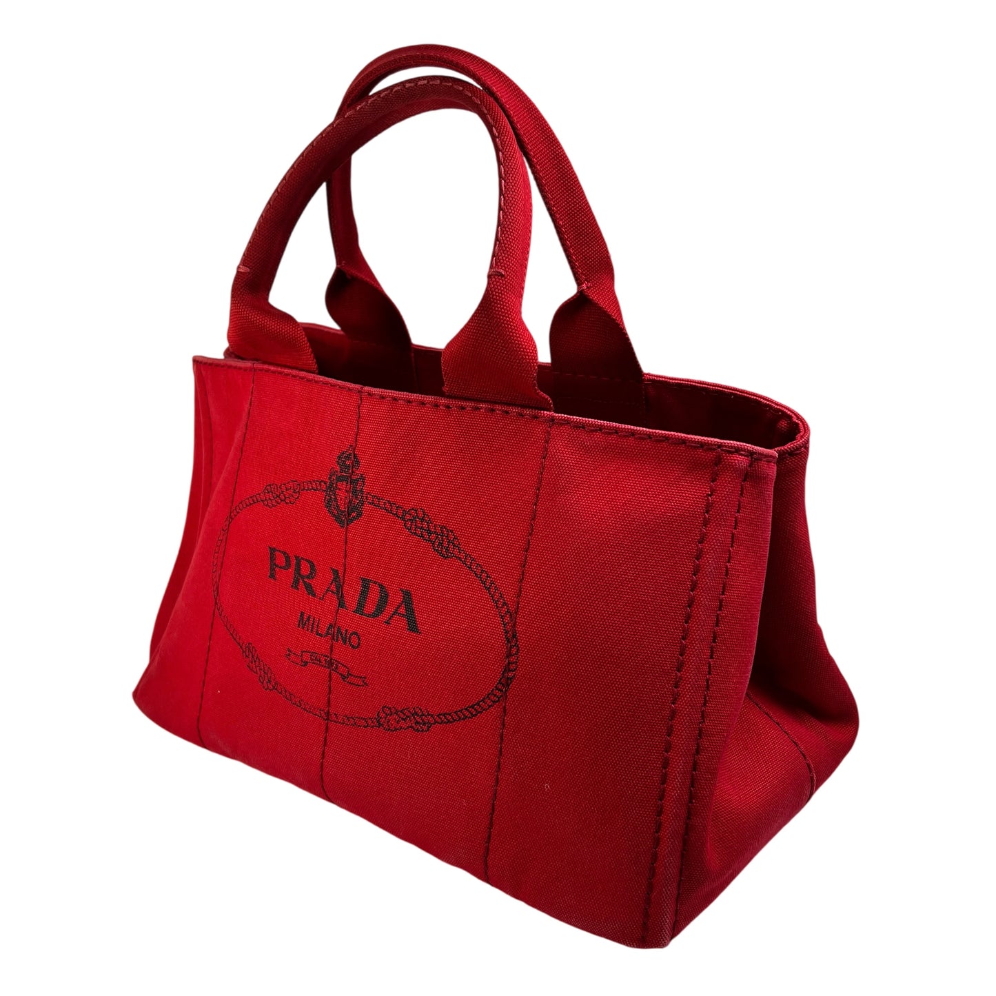 Prada Red Tote Bags A-15312