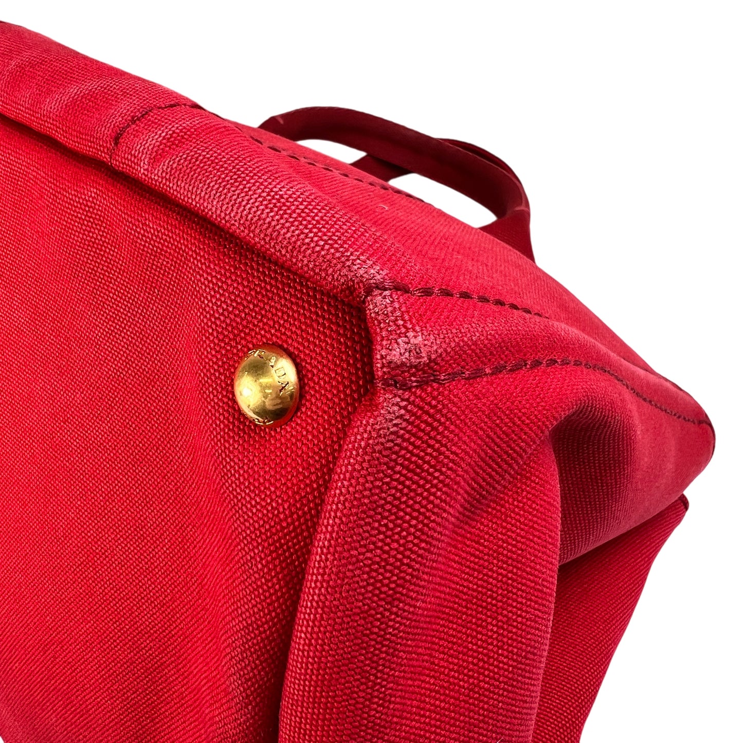 Prada Red Tote Bags A-15312